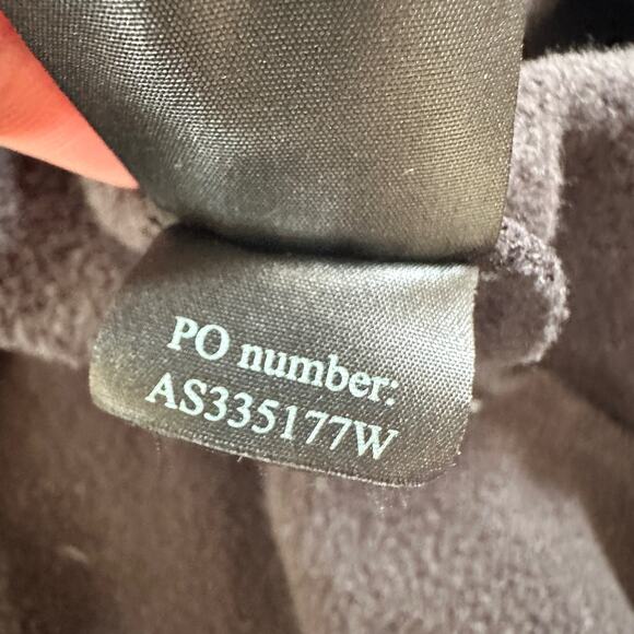 AllSaints Zip Extended Hood Black Open Front Waterfall Cardigan Size Small - Picture 7 of 12